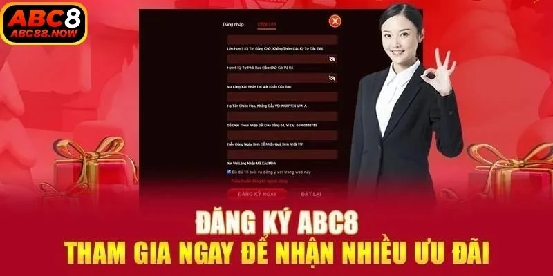 Đăng ký ABC8 hôm nay, nhận quà siêu khủng